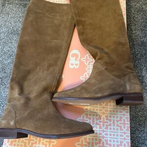 Gianni Bini Tan Over the Knee Boots